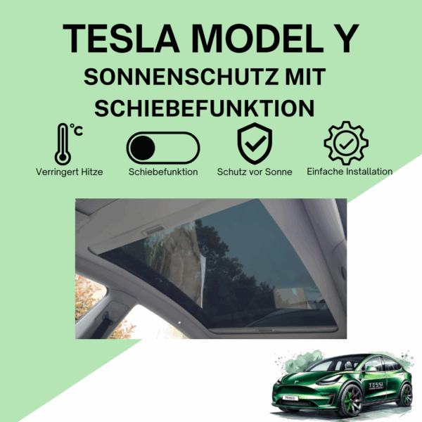 spunke Sonnenschutz mit Schiebefunktion für Tesla Model Y - Image 3